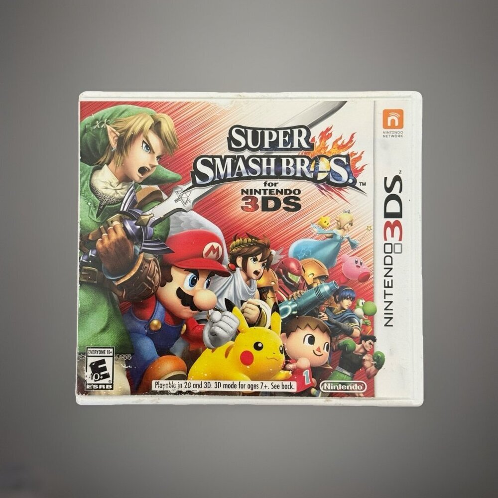 Super Smash Bros - Nintendo 3DS Complete in Box CIB Manual TESTED WORKING READ!!